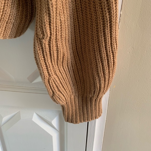 NWOT Babaton Guell Sweater in Dark Sand Brown - Picture 8 of 10